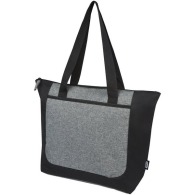 Reclaim Recycled GRS zweifarbige Einkaufstasche mit Reißverschluss 15 L