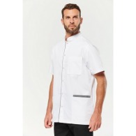 Polycotton-Bluse mit Druckknöpfen für Männer