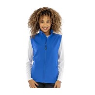 WOMENS RECYCLED 2-LAYER PRINTABLE SOFTSHELL BODYWARMER - Women's Softshell Bodywarmer aus recyceltem Polyester
