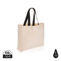 Große Tote-Tasche aus ungefärbtem, recyceltem 240 g/m² Canvas Aware