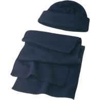 Fleece-Mütze und -Schal-Set