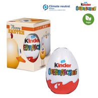 uf Kinder Überraschung, in einer Geschenkbox mit ovalem Fenster