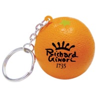 Orange Anti-Stress-Schlüsselanhänger