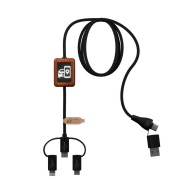 Langes 5-in-1-Kabel aus Bambus, CarPlay-kompatibel Import