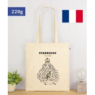 Französische Tote Bag aus Baumwolle 220g