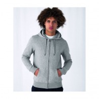 B&C King Zipped Hood - KING Zipper Sweatshirt - Weiß