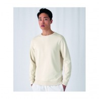 B&C Bio Rundhalsausschnitt - Bio Rundhalsausschnitt Sweat - Weiß