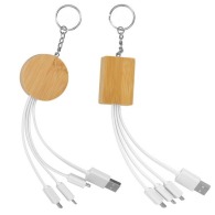 3-IN-1-USB-KABEL AUS BAMBUS