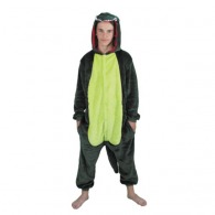 KIGURUMI DINO KOSTÜM GRÜN KIND T 7/9 JAHRE