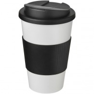 Isolierbecher Americano® 350ml mit rutschfestem Stirnband und auslaufsicherem Deckel