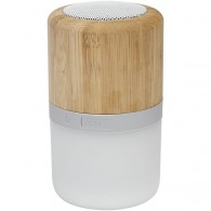 Bluetooth®-Lautsprecher Aurea aus Bambus mit Licht