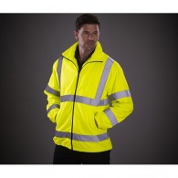 Hi-Vis Heavyweight Fleece Jacket - Dicke Fleecejacke mit hoher Sichtbarkeit