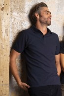 NEOBLU OWEN MEN - Herren-Piqué-Poloshirt mit versteckter Knopfleiste