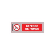 Schild Signa Plexi 170x50 mm DEFENSE DE RUMER (S.35)