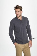 Langärmeliges Piqué-Poloshirt für Männer - PERFECT LSL MEN - Weiß