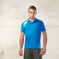 Unisex-Sport-Poloshirt mit kurzen Ärmeln