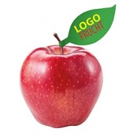Apfel mit Etikett