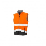 Printable Safety Softshell Vest - Bodywarmer High Visibility Workwear Softshell