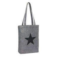 Filz-Lounge-Tasche mit Klettverschluss