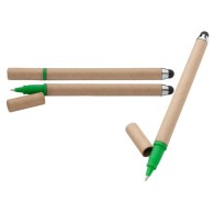 Stift aus recyceltem Karton und ecotouch-Kugelschreiber