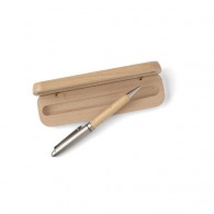 Stift aus Bambus und Metall mit Etui