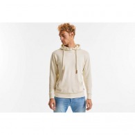 Sweatshirt mit Kapuze und hohem Kragen rein organisch - russell