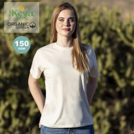 KEYA Damen T-Shirt aus BIO-Baumwolle 150g/m2 und natürlicher Verarbeitung
