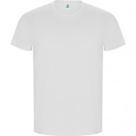 Röhren-T-Shirt mit kurzen Ärmeln aus Bio-Baumwolle GOLDEN (Weiß, Kindergrößen)