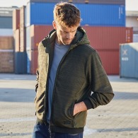 Strickfleecejacke Workwear Mann - James & Nicholson