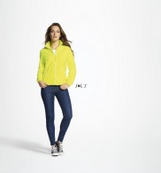 Fleecejacke mit Reißverschluss Frau - north women - fluo