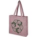 Seitenfalten-Einkaufstasche aus recycelter Polycotton 210g Geschäftsgeschenk