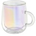 Doppelwandiger Becher Glas 330 ml, Tasse aus Glas Werbung