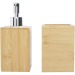 3-teiliges Badezimmerset Hedon aus Bambus, Box und Badezubehör Werbung