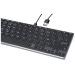 Leistungsstarke Bluetooth-Hybrid-Tastatur (QWERTZ), numerische Tastatur Werbung