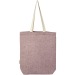 Pheebs Einkaufstasche aus recycelter Baumwolle 150 g/m², 9 l, mit Fronttasche, Nachhaltige Einkaufstasche Werbung