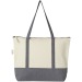 Einkaufstasche mit Reißverschluss 10 L aus recycelter Baumwolle 320 g/m² Repose, Nachhaltige Einkaufstasche Werbung