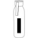 Aluminiumflasche 65cl transparenter Verschluss, Flasche Werbung