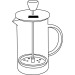 Tee- und Kaffeekanne BAMBOO PRESS Geschäftsgeschenk