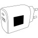 USB-Adapter mit Nachtlicht ENDLESS POWER, USB-Buchse Werbung