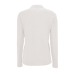 Piqué-Poloshirt mit langen Ärmeln für Frauen - PERFECT LSL WOMEN - Weiß Geschäftsgeschenk