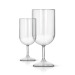 Wiederverwendbares Plastikweinglas Tritan 18 cl, Weinglas Werbung