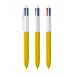 Bic® Kugelschreiber 4 Farben Holzdesign, Kugelschreiber Marke Bic Werbung