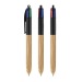 Bic® Kugelschreiber 4 Farben Holzdesign Geschäftsgeschenk