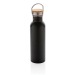 700ml-Flasche aus rostfreiem Stahl mit Bambusdeckel Geschäftsgeschenk