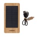 Sunwick 10.000mAh Bambus Solar-Notstrombatterie Geschäftsgeschenk