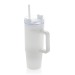 900ml-Becher mit Griff aus recyceltem Kunststoff RCS, Isothermischer Becher Werbung