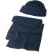 Fleece-Mütze und -Schal-Set Geschäftsgeschenk