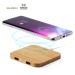 5W Bamboo Wireless Charger Geschäftsgeschenk