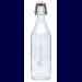 Glasflasche mit mechanischem Retro-Verschluss 50cl, Karaffe Werbung