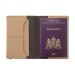 Recycled Leather Passport Holder Reisepass-Etui Geschäftsgeschenk